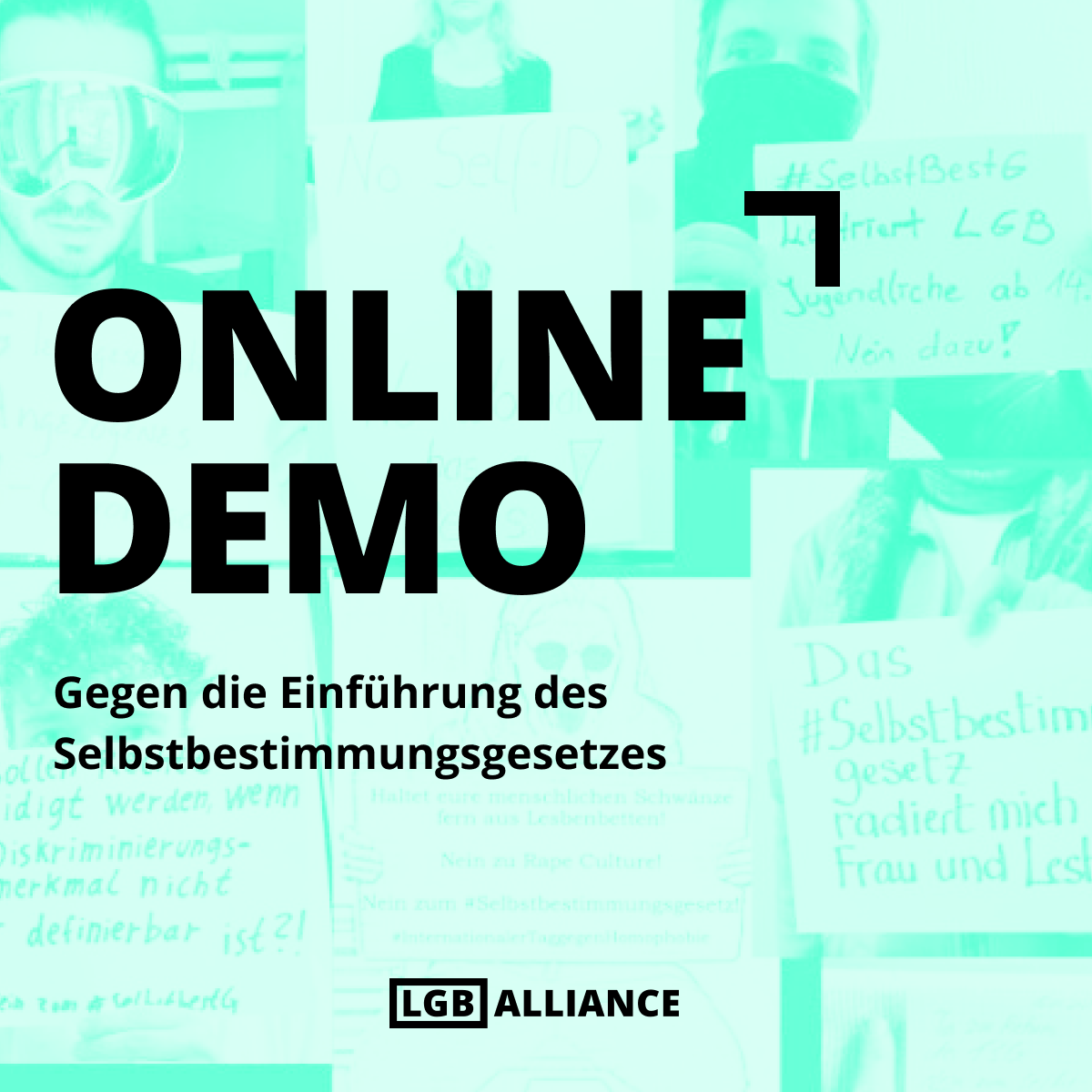 Online-Demo gegen die Einführung des Selbstbestimmungsgesetzes